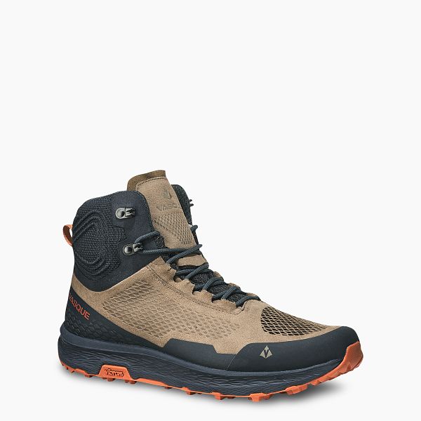 Bottes de randonnée imperméables légères Vasque Breeze Mid LT NTX pour hommes, 8 US Marron