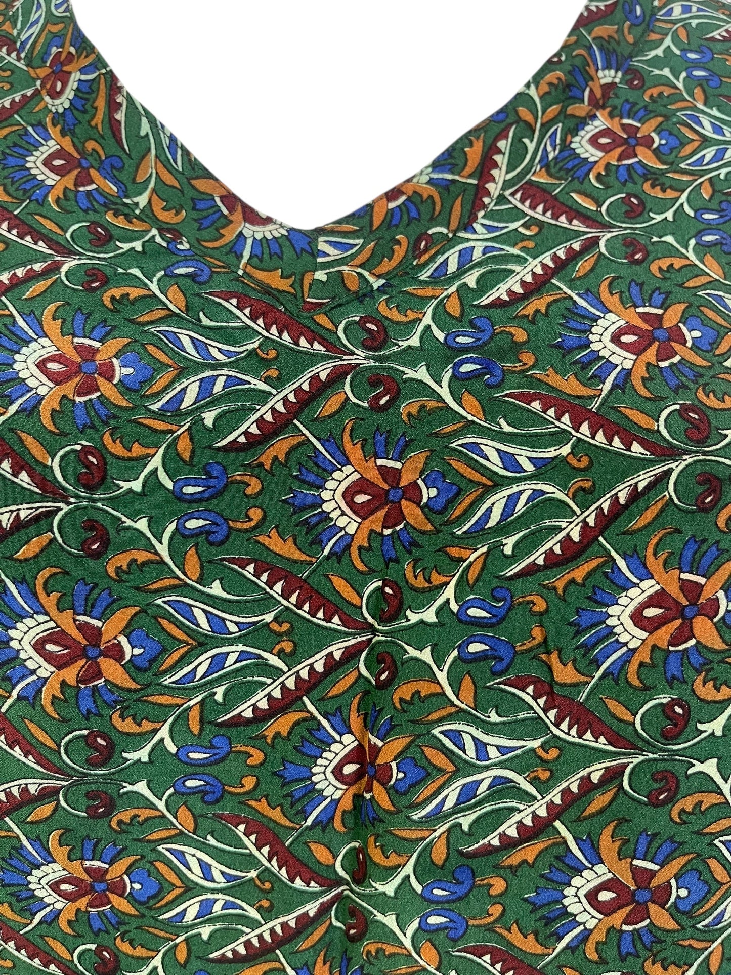 PRC7156 Tunique Courte Caftan Avatar en Pure Soie sans Fentes