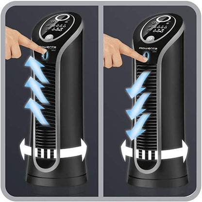 ROWENTA Fresh Compact Tower Fan -  Blemished package with full warranty - VU6211U2