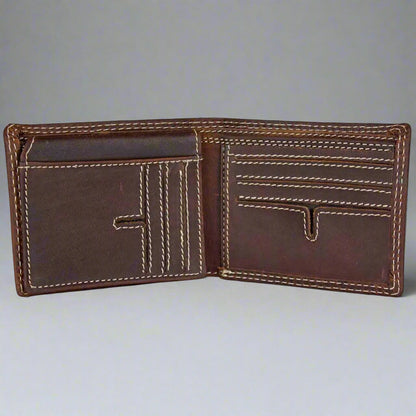 Portefeuille en cuir à deux volets pour hommes Viceroy