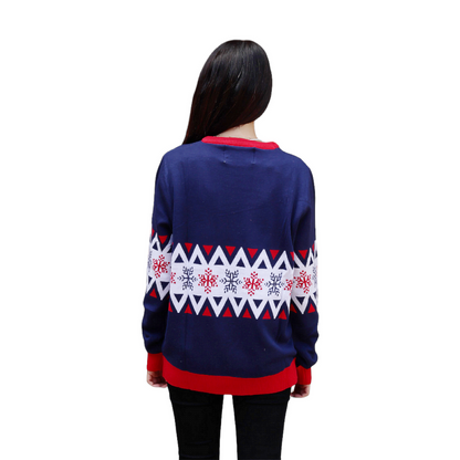 Vintage Laughing Santa  Sweater