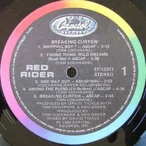 Red Rider – Breaking Curfew - 1984