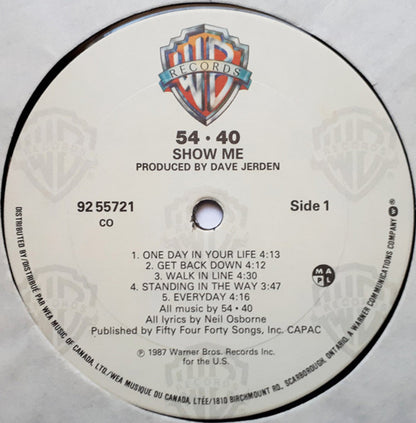 54-40 – Show Me - 1987 Original