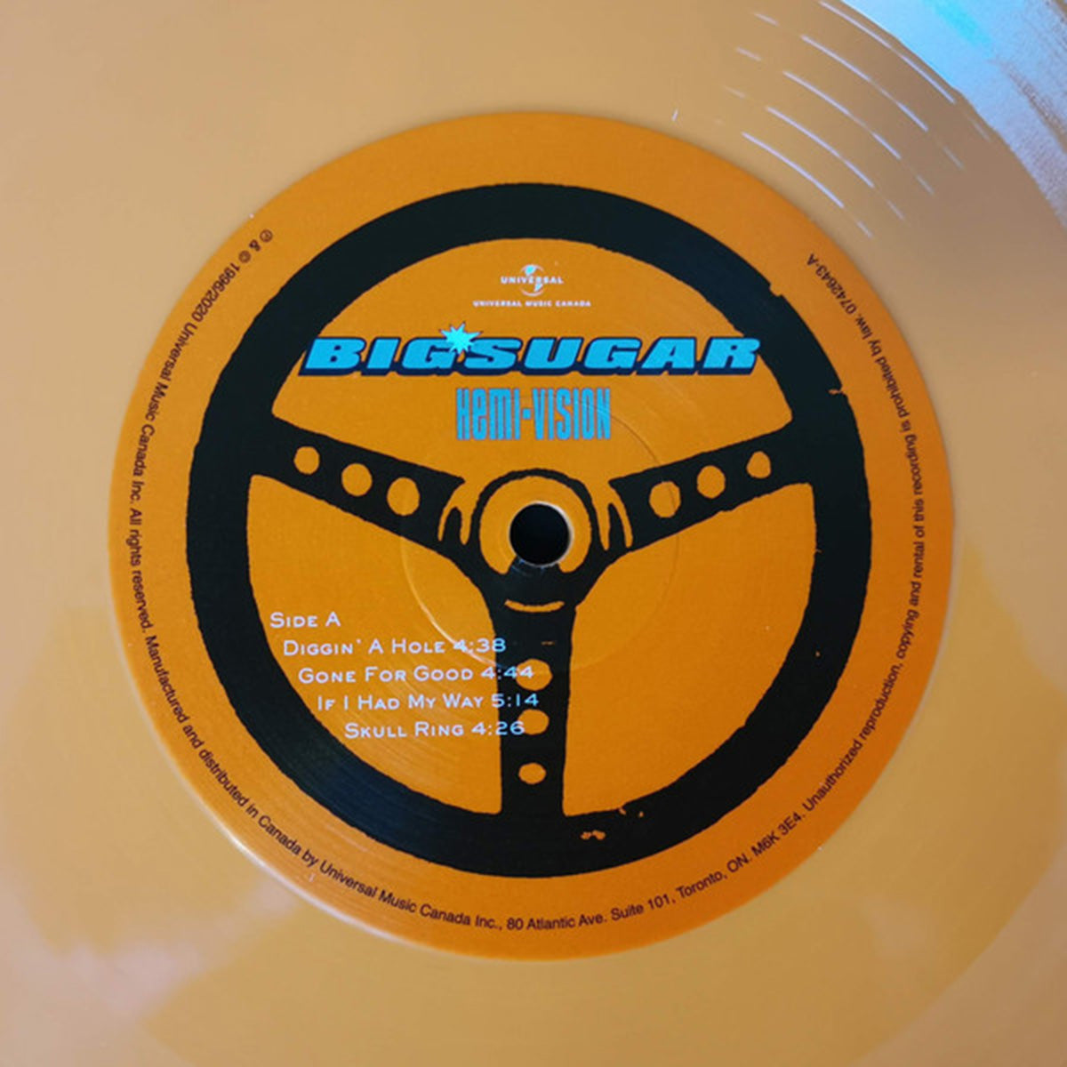 Big Sugar – Hemi-Vision - VINYLE VERT / ORANGE
