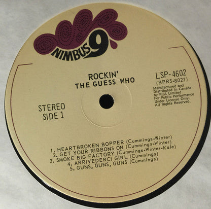 The Guess Who – Rockin' - 1972 Pressing