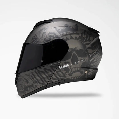 Voss 580 Conquest Apocalypse Modular Matte Motorcycle Helmet