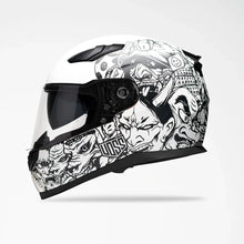 Casque de moto intégral Voss 988 Moto-1 Populace mat