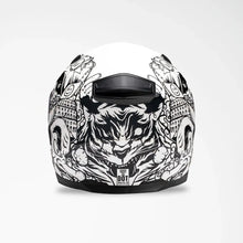Casque de moto intégral Voss 988 Moto-1 Populace mat