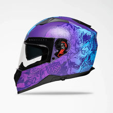 Casque de moto intégral mat Voss 989 Moto-V Rei