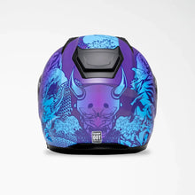 Casque de moto intégral mat Voss 989 Moto-V Rei