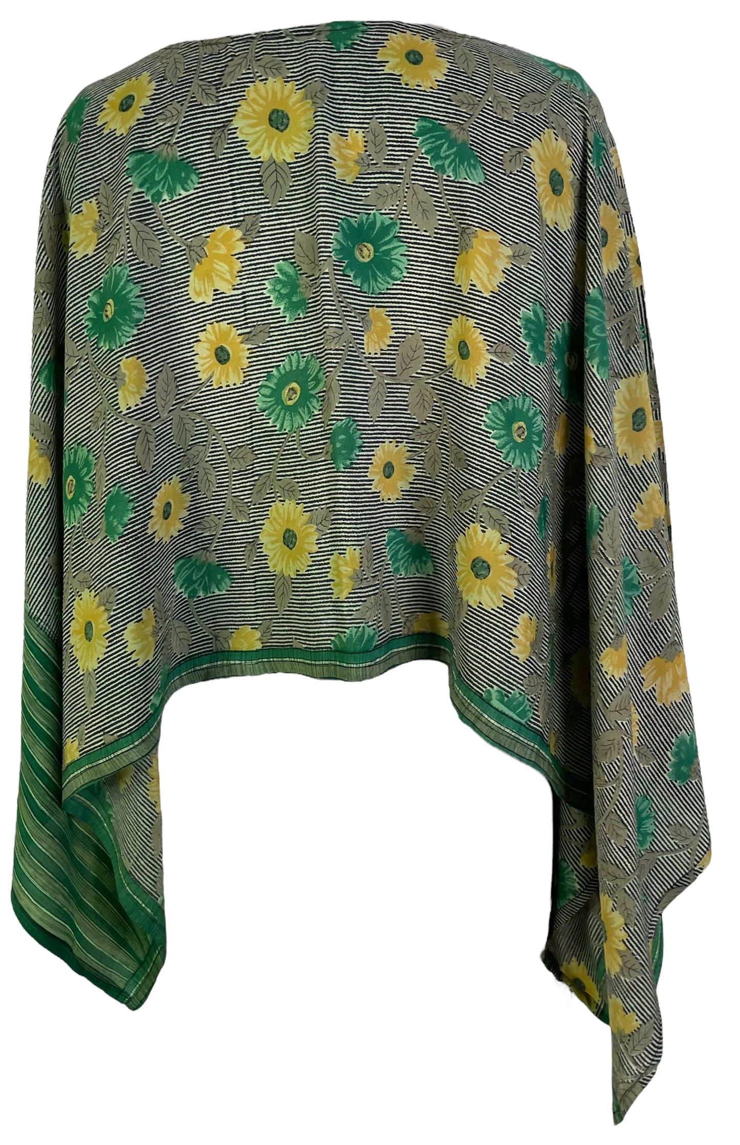 PRC6474 Avatar Pure Silk Capelet Poncho