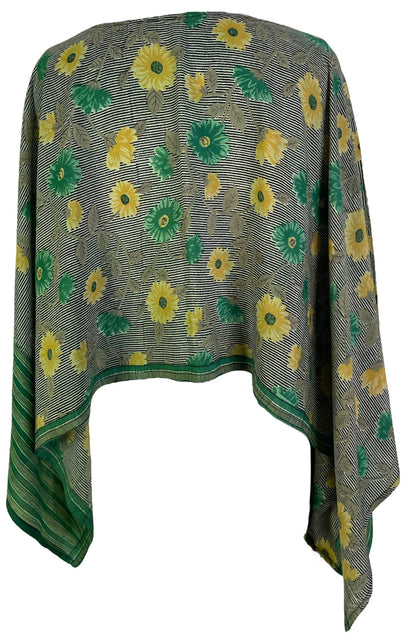 PRC6474 Avatar Pure Silk Capelet Poncho