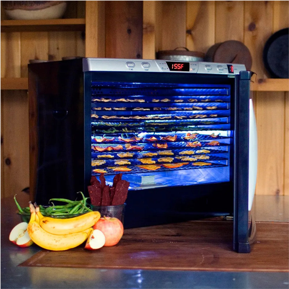 WESTON PRO 28-0301-W 12-Tray Digital Food Dehydrator 80L