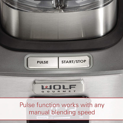 WOLF Gourmet High-Performance Blender - Factory serviced with 1 year warranty - WGBL100S