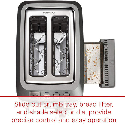 WOLF Gourmet 2 Slice Toaster - Factory serviced with 1 year warranty - WGTR102S