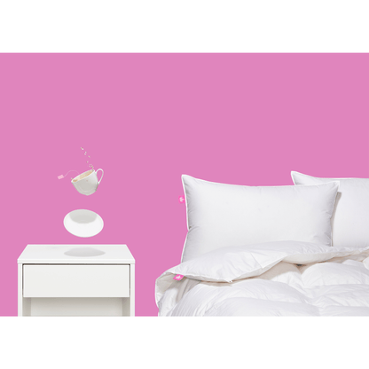 Oreiller en duvet blanc
