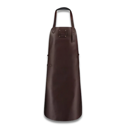 WITLOFT - Tablier Classique en Cuir Fait Main Marron Foncé
