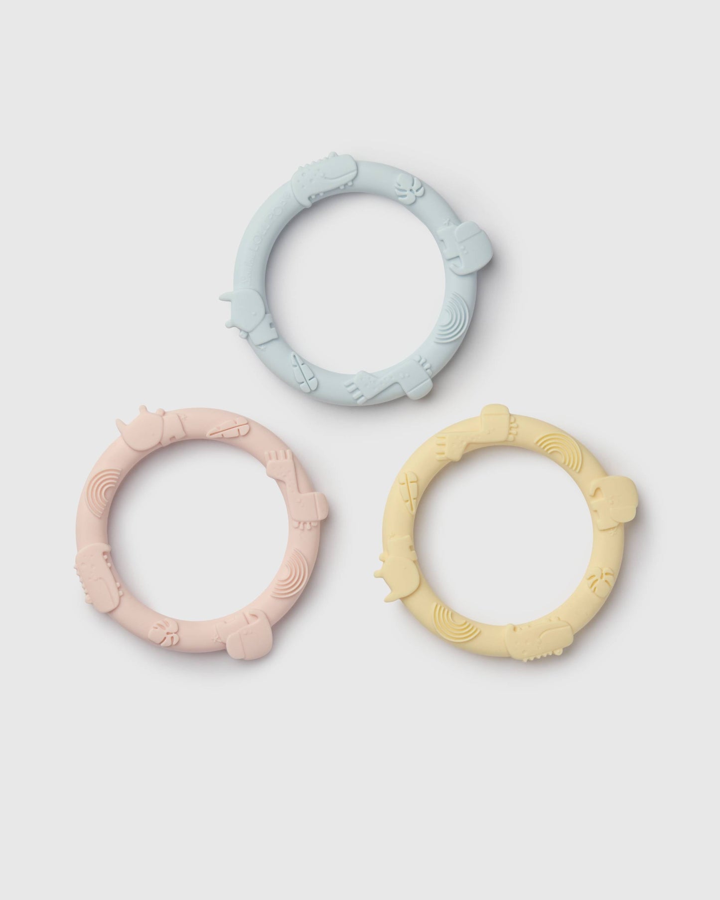 Wild Teether Ring Set - Pastel