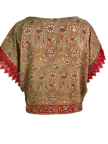 PRC6019 Haut court ample en pure soie Avatar