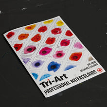 Tri-Art Watercolours 98 Colour Dot Card