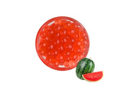 Billes Éclatantes de Pastèque (Boba) - Pot de 7 LB - Perles Éclatantes (Popping Boba) - Livraison Gratuite au Canada pour les Commandes de plus de 199 CAD