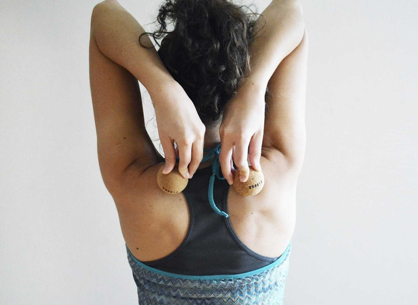 Balles de massage en liège (lot de trois)