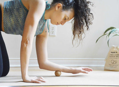 Balles de massage en liège (lot de trois)
