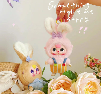 Poupées en peluche de la série Lapin Mignon Macaron Trois Bébé, Boîte mystère