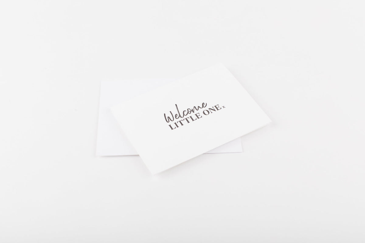 Welcome Little One - Mini Greeting Card