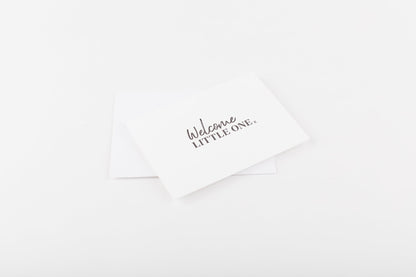 Welcome Little One - Mini Greeting Card