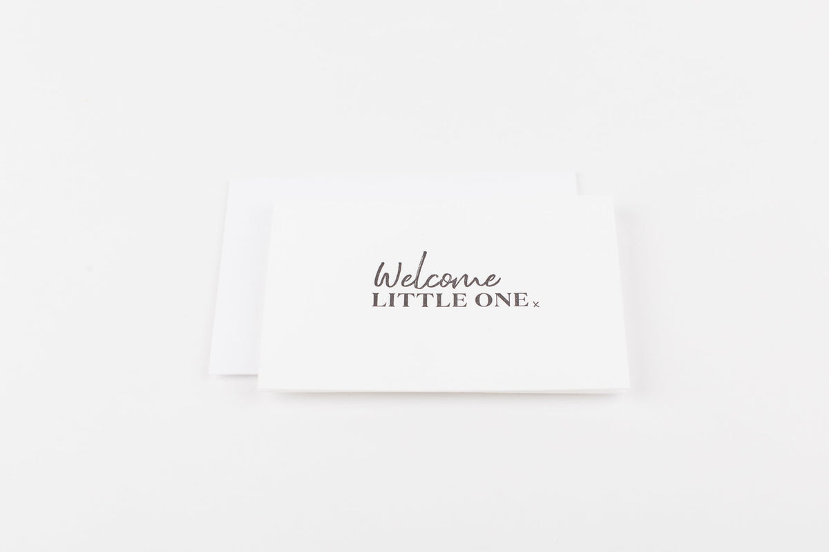 Welcome Little One - Mini Greeting Card