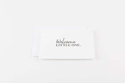 Welcome Little One - Mini Greeting Card