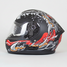 Casque de moto intégral West Coast Leather Monster Skull