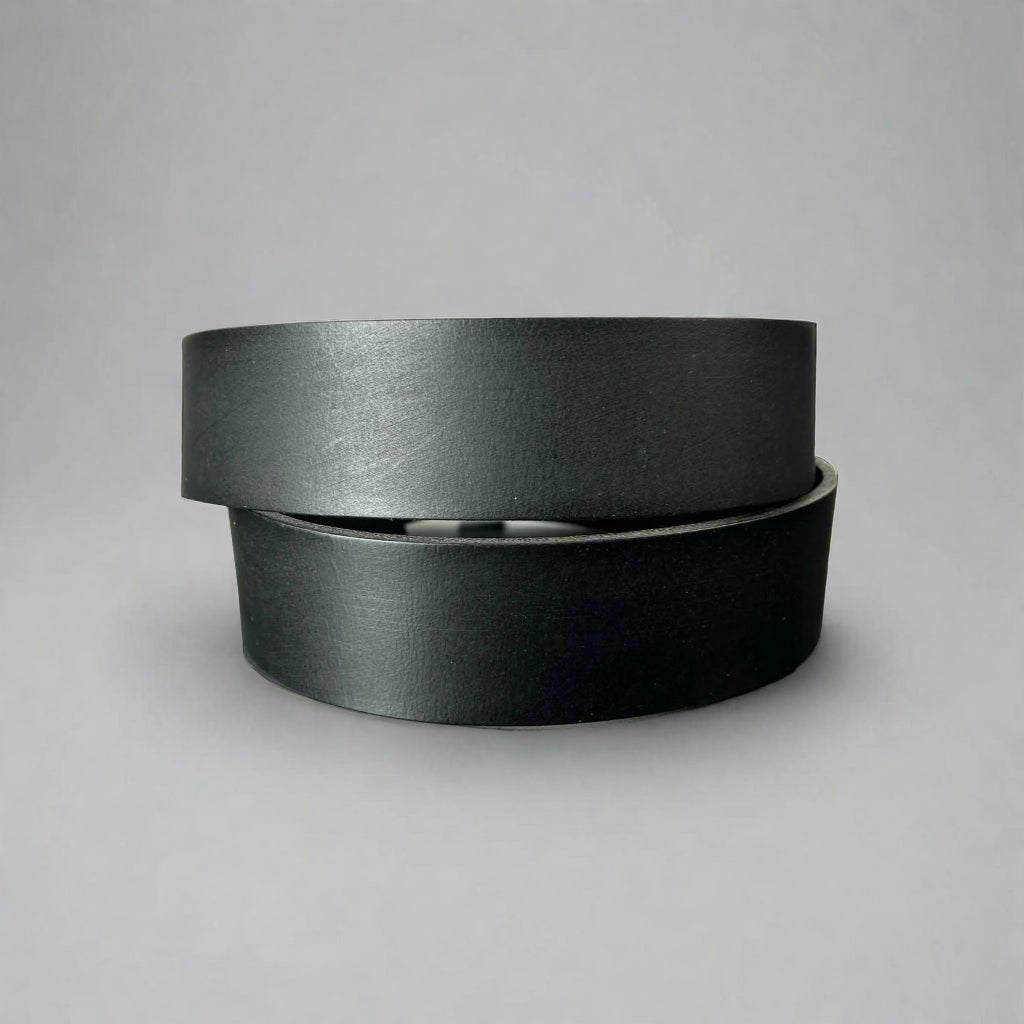 Ceinture homme en cuir grainé de buffle