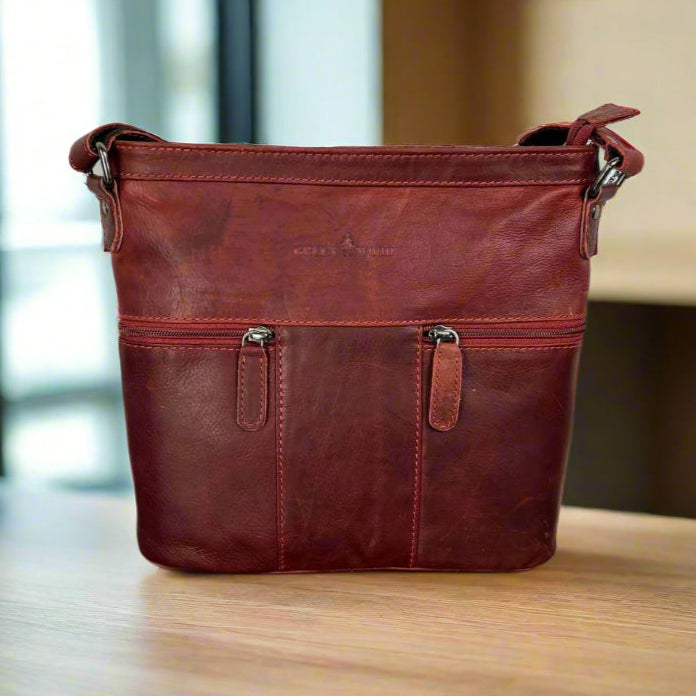 Sac bandoulière en cuir Greenwood