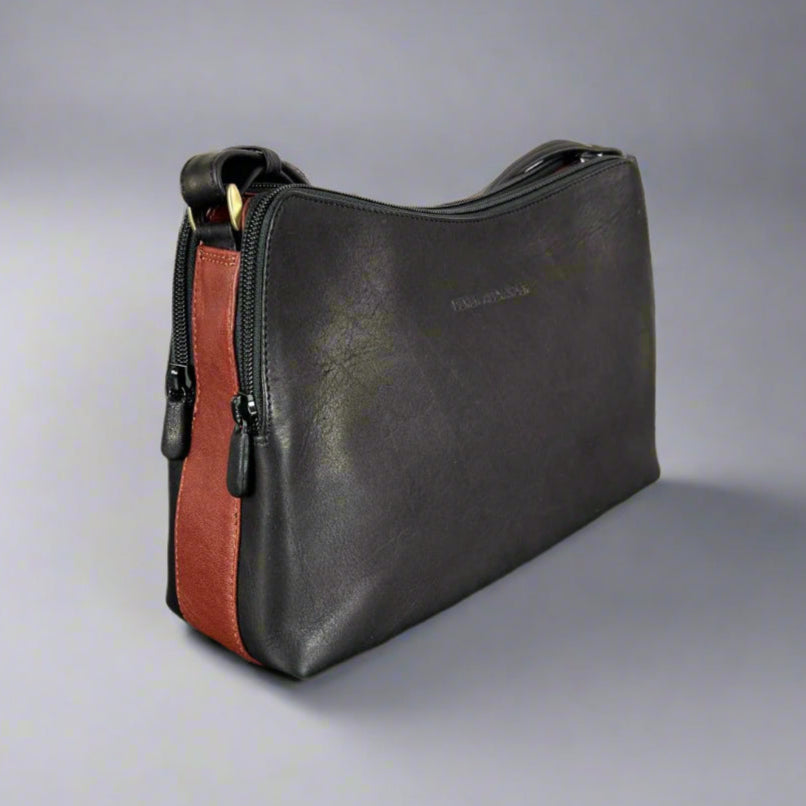 Sac bandoulière Derek Alexander en cuir
