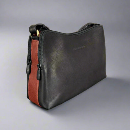 Sac bandoulière Derek Alexander en cuir