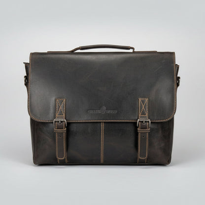 Sacoche pour ordinateur portable en cuir Greenwood