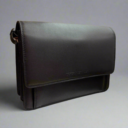 Sac besace en cuir Derek Alexander Half Flap Organizer