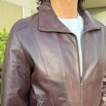 Blouson en cuir d'agneau Ting pour homme BOL