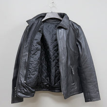 Veste classique en peau lainée pour femme avec doublure amovible