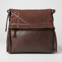 Sac en cuir convertible pour femme MET, Modèle rabattable