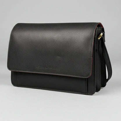 Sac besace en cuir Derek Alexander Half Flap Organizer
