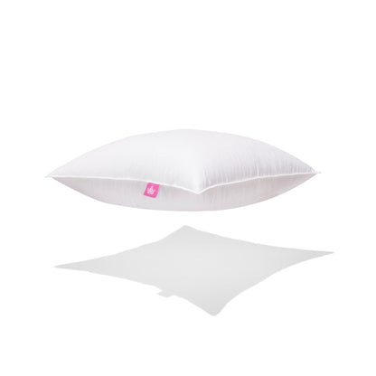 Coussins en duvet blanc