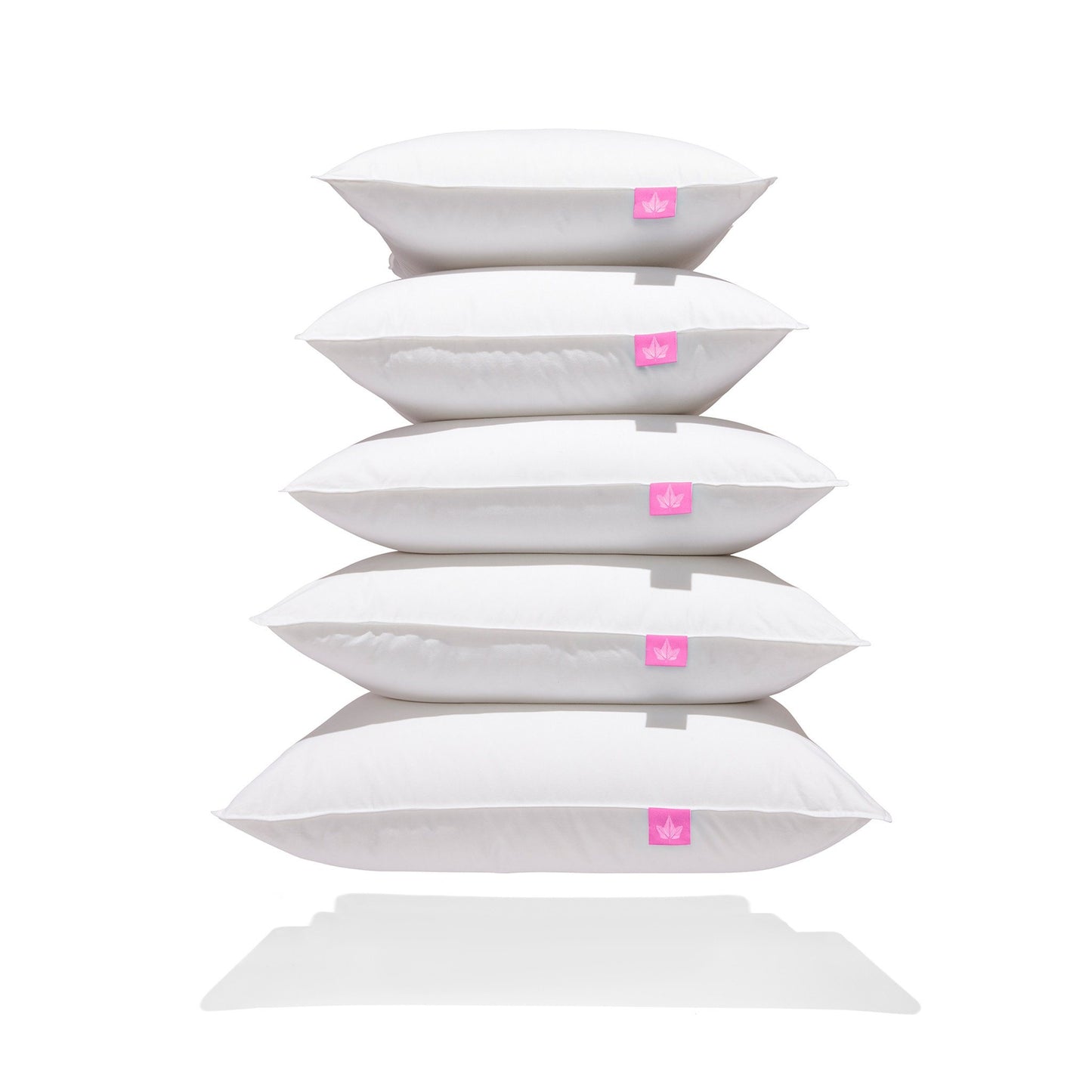 Coussins en duvet blanc