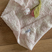 Primrose Pink and Soft White Vintage Floral Lovey