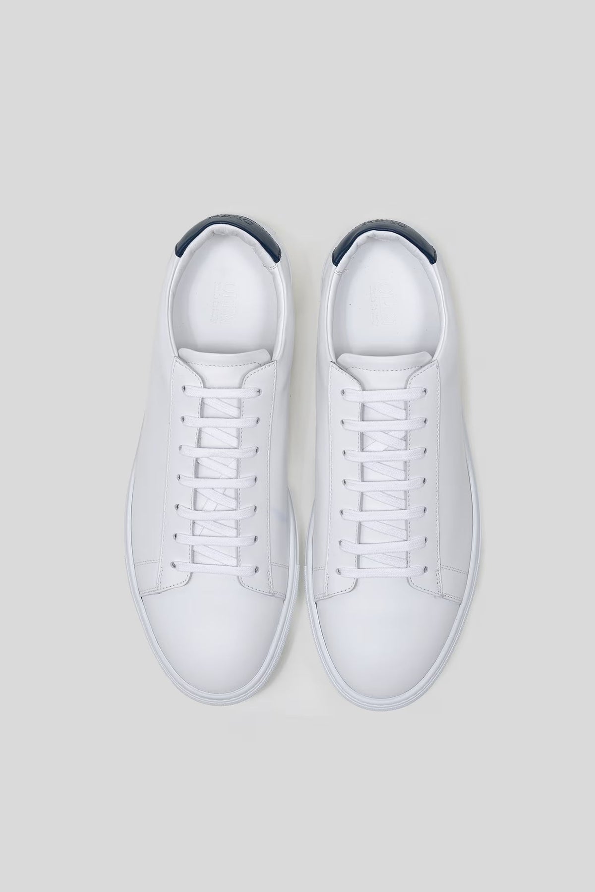 Sneaker Città en cuir de veau blanc