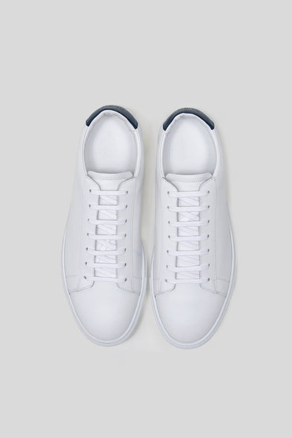 Sneaker Città en cuir de veau blanc