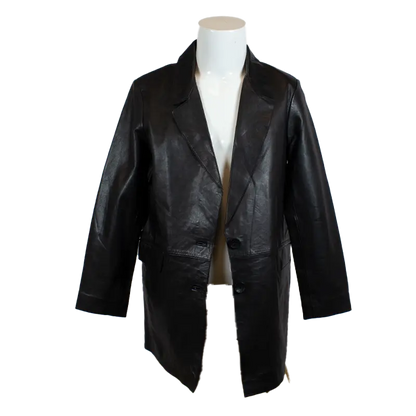 Trench-coat en cuir pour femme | Blouson en cuir
