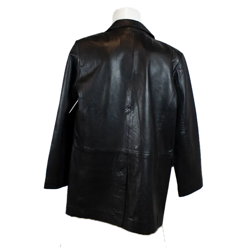 Trench-coat en cuir pour femme | Blouson en cuir